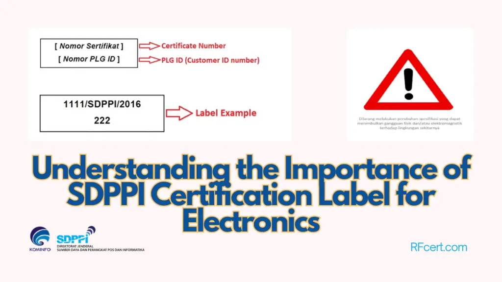 SDPPI Certification Label